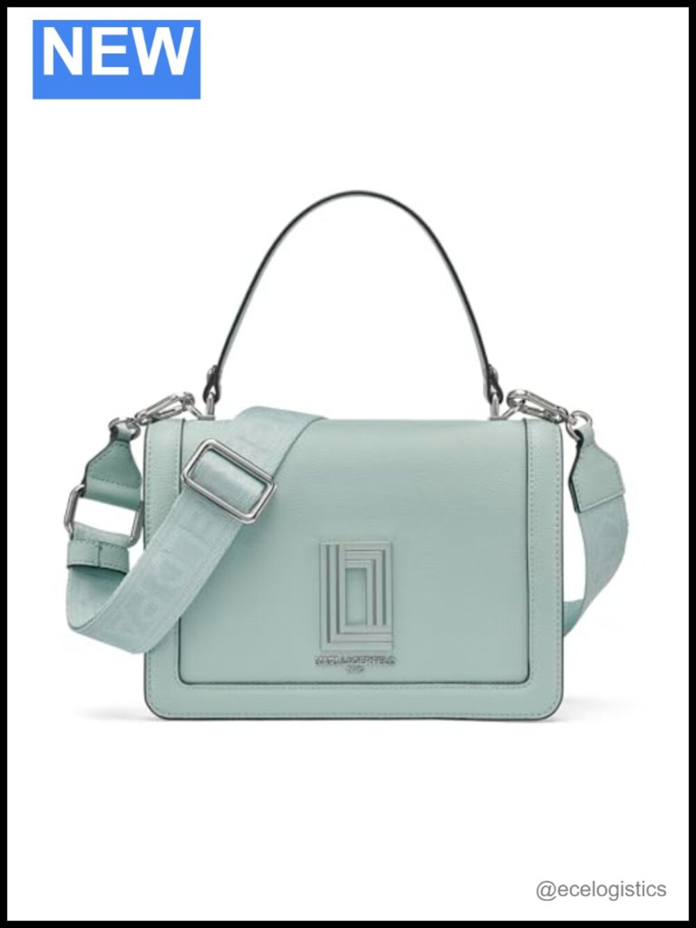 Leather Satchel Crossbody Bag - Adjustable Strap Handbag